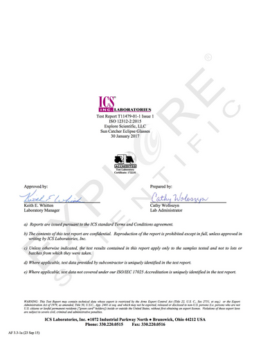 Lunettes d'éclipse solaire fabriquées aux États-Unis - Certifiées CE et ISO (2 pièces/5 pièces/10 pièces/50 pièces)