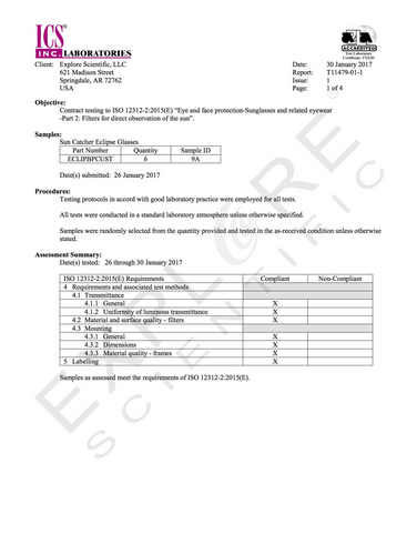 Lunettes d'éclipse solaire fabriquées aux États-Unis - Certifiées CE et ISO (2 pièces/5 pièces/10 pièces/50 pièces)