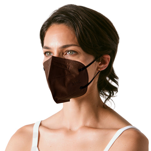 Masque respiratoire Kind KN95 - Série Couleur (forme conique)