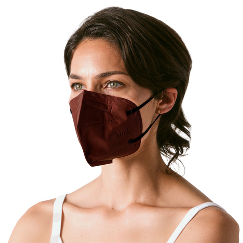 Masque respiratoire Kind KN95 - Série Couleur (forme conique)