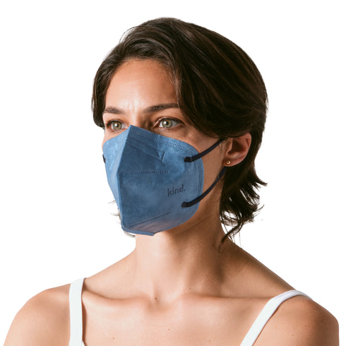 Masque respiratoire Kind KN95 - Série Couleur (forme conique)