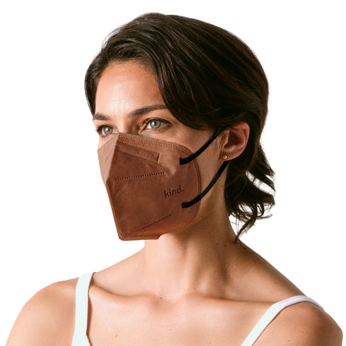 Masque respiratoire Kind KN95 - Série Couleur (forme conique)