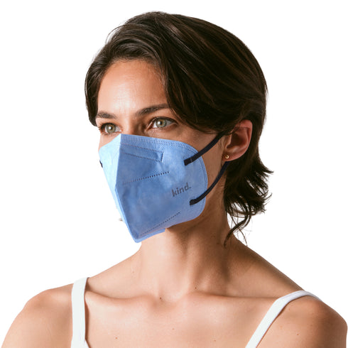 Masque respiratoire Kind KN95 - Série Couleur (forme conique)