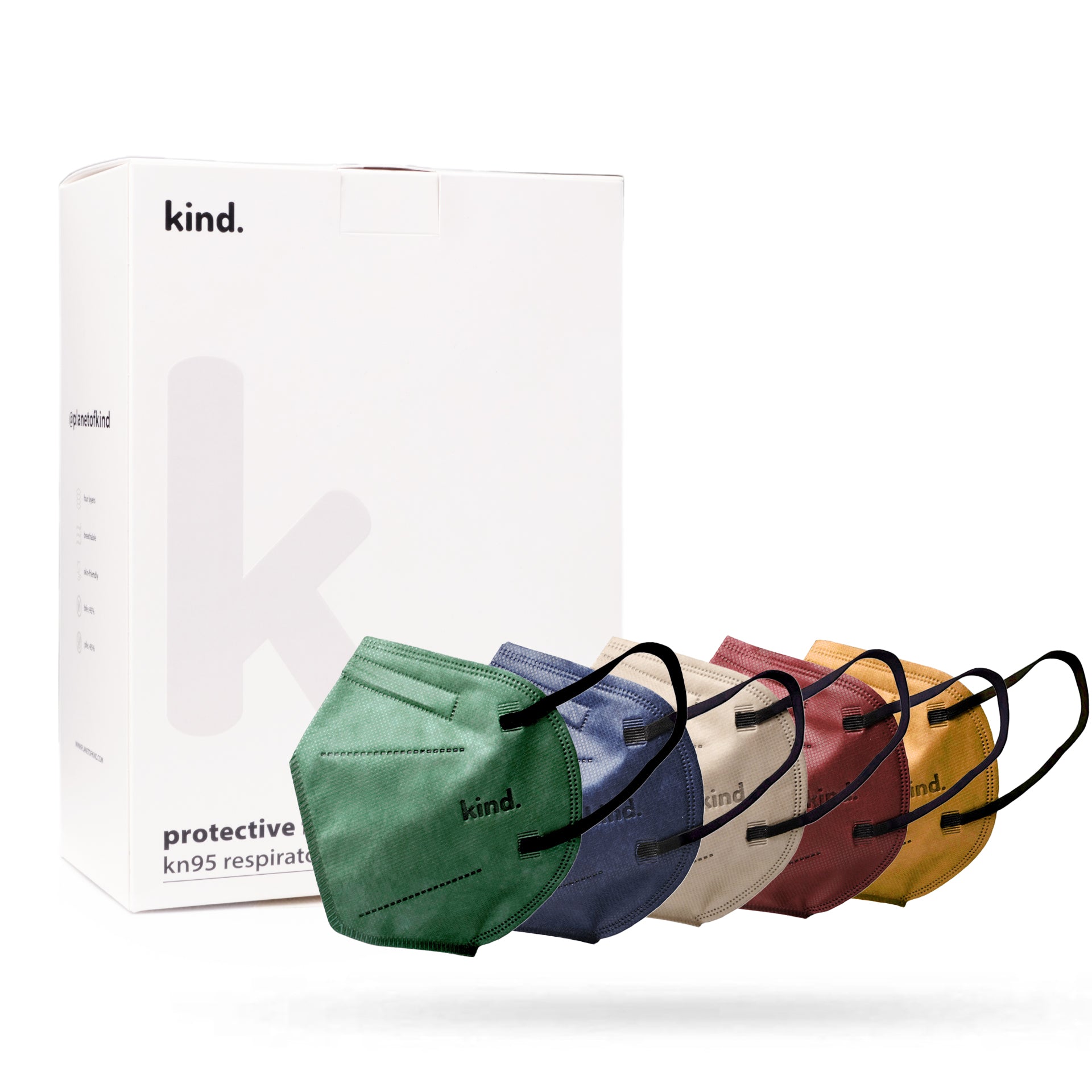 (Cone Shape) Kind KN95 Respirator Face Mask: The Mid-century Collection