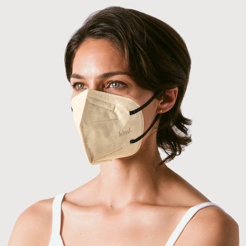 Masque respiratoire Kind KN95 - Série Couleur (forme conique)