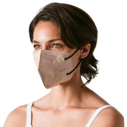 Masque respiratoire Kind KN95 - Série Couleur (forme conique)