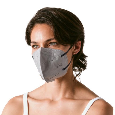 Masque respiratoire Kind KN95 - Série Couleur (forme conique)