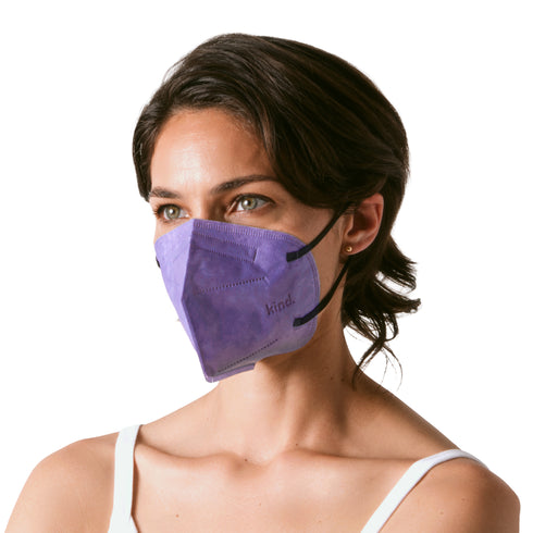 Masque respiratoire Kind KN95 - Série Couleur (forme conique)