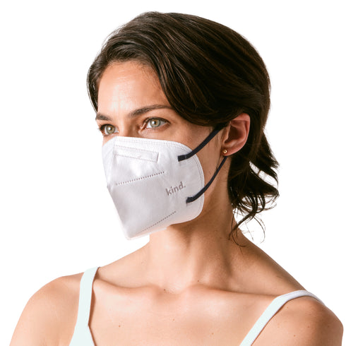 Masque respiratoire Kind KN95 - Série Couleur (forme conique)
