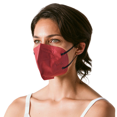 Masque respiratoire Kind KN95 - Série Couleur (forme conique)