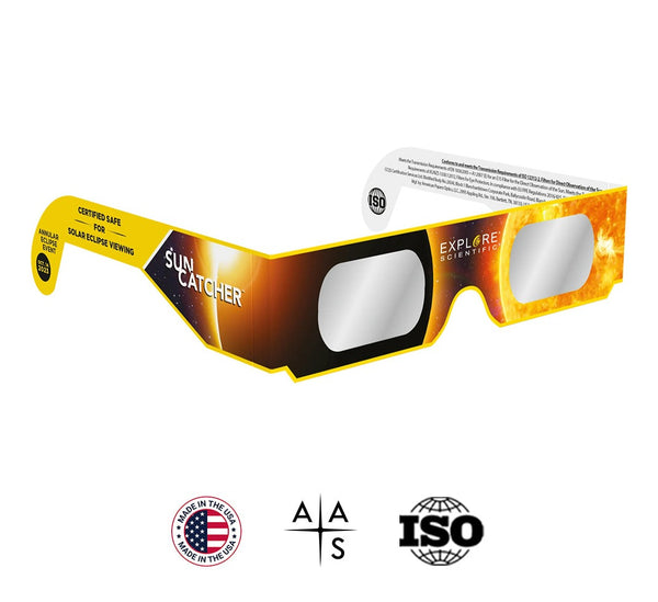 Solar Eclipse Glasses Made in USA - CE and ISO Certified (2pc/5pc/10pc/50pc)