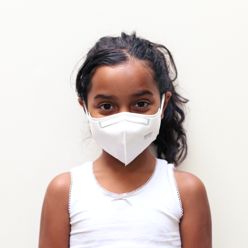 Kid's Black White KN95 Protective Best Face Mask Individually Sealed PPE Supply