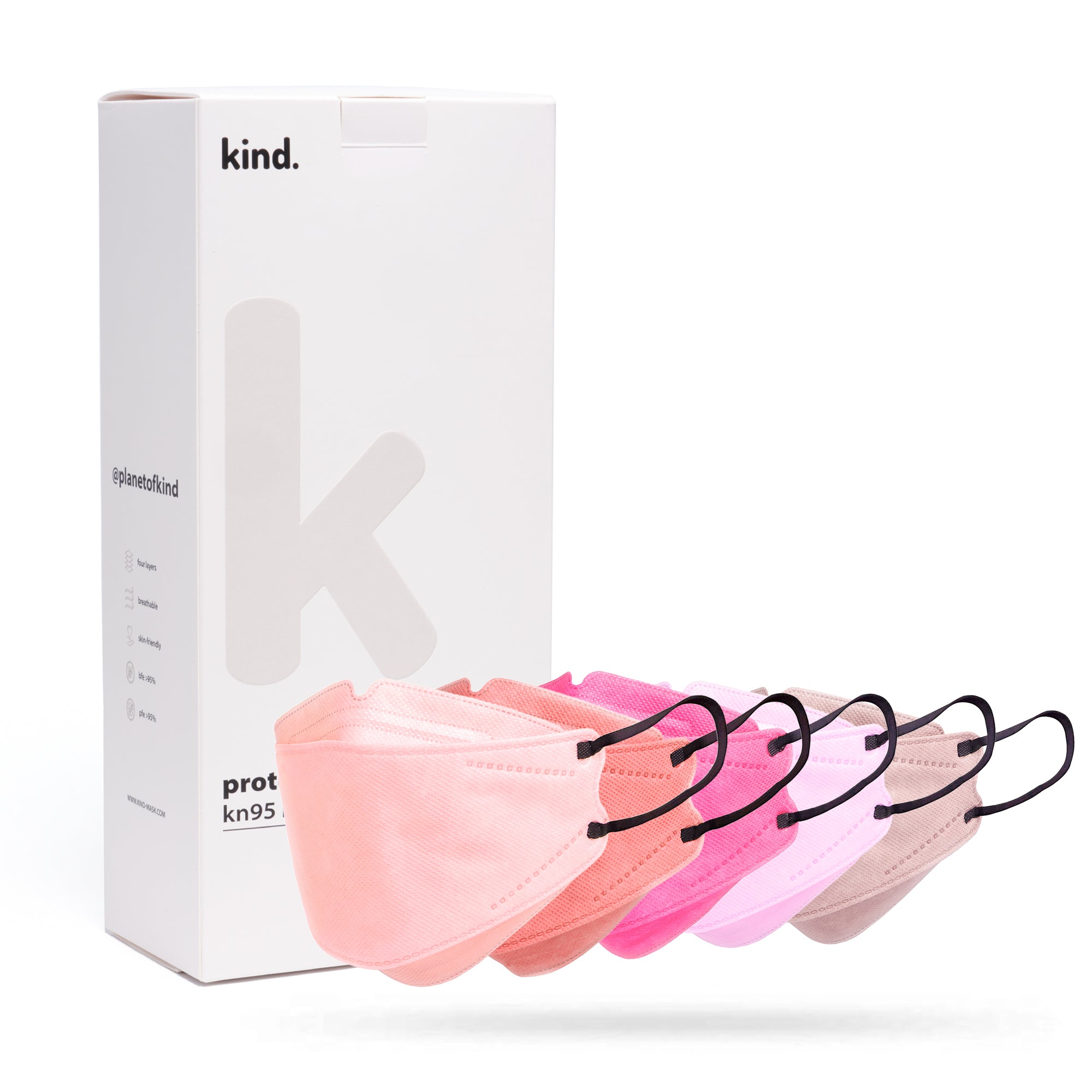 Kind KN95 Respirator Face Mask The Blush Collection