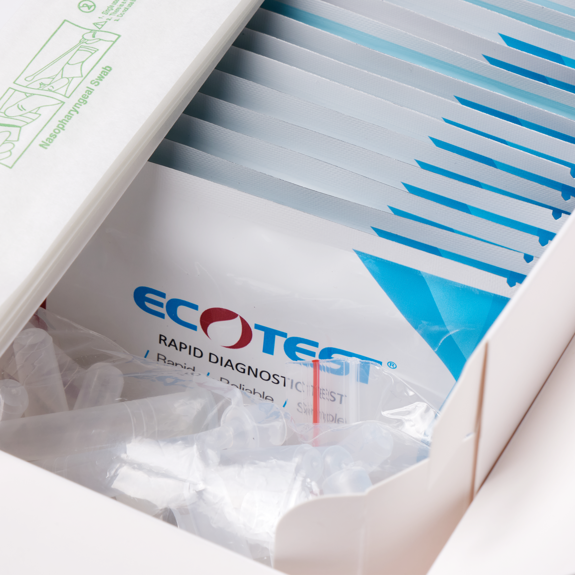 Ecotest Multi-Test Rapid Antigen Kit (Flu A, Flu B, RSV, ADV)