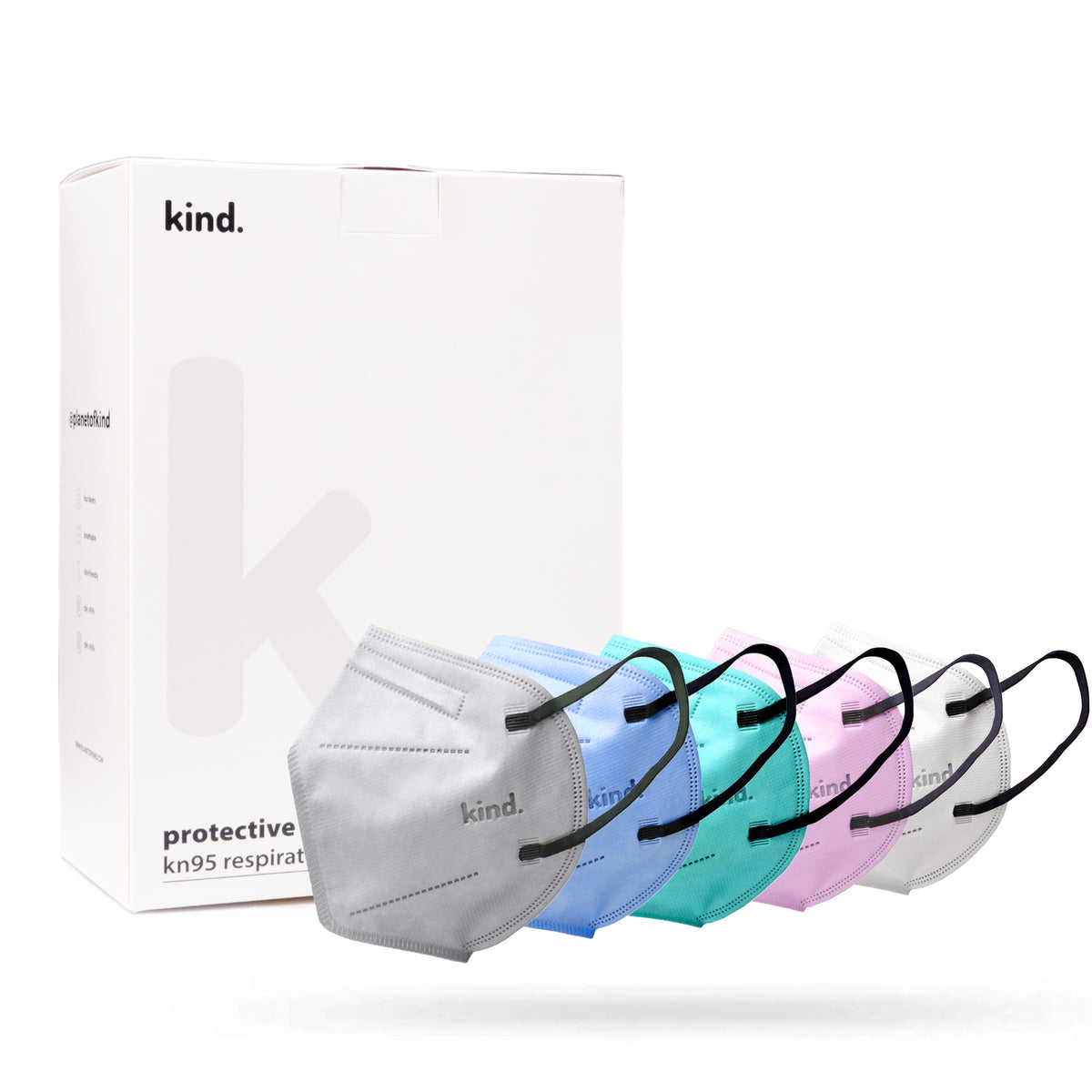 Masque respiratoire Kind KN95 (forme conique) : Collection Bloom