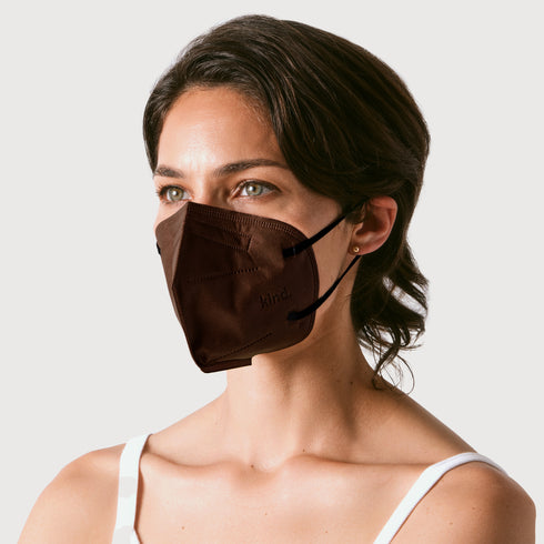 Masque respiratoire Kind KN95 - Série Couleur (forme conique)