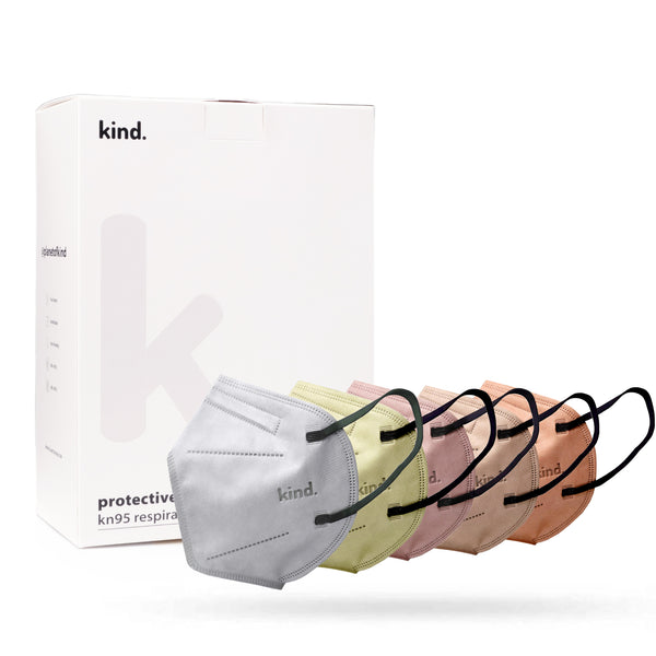 (Cone Shape) Kind KN95 Respirator Face Mask: The Calm Collection