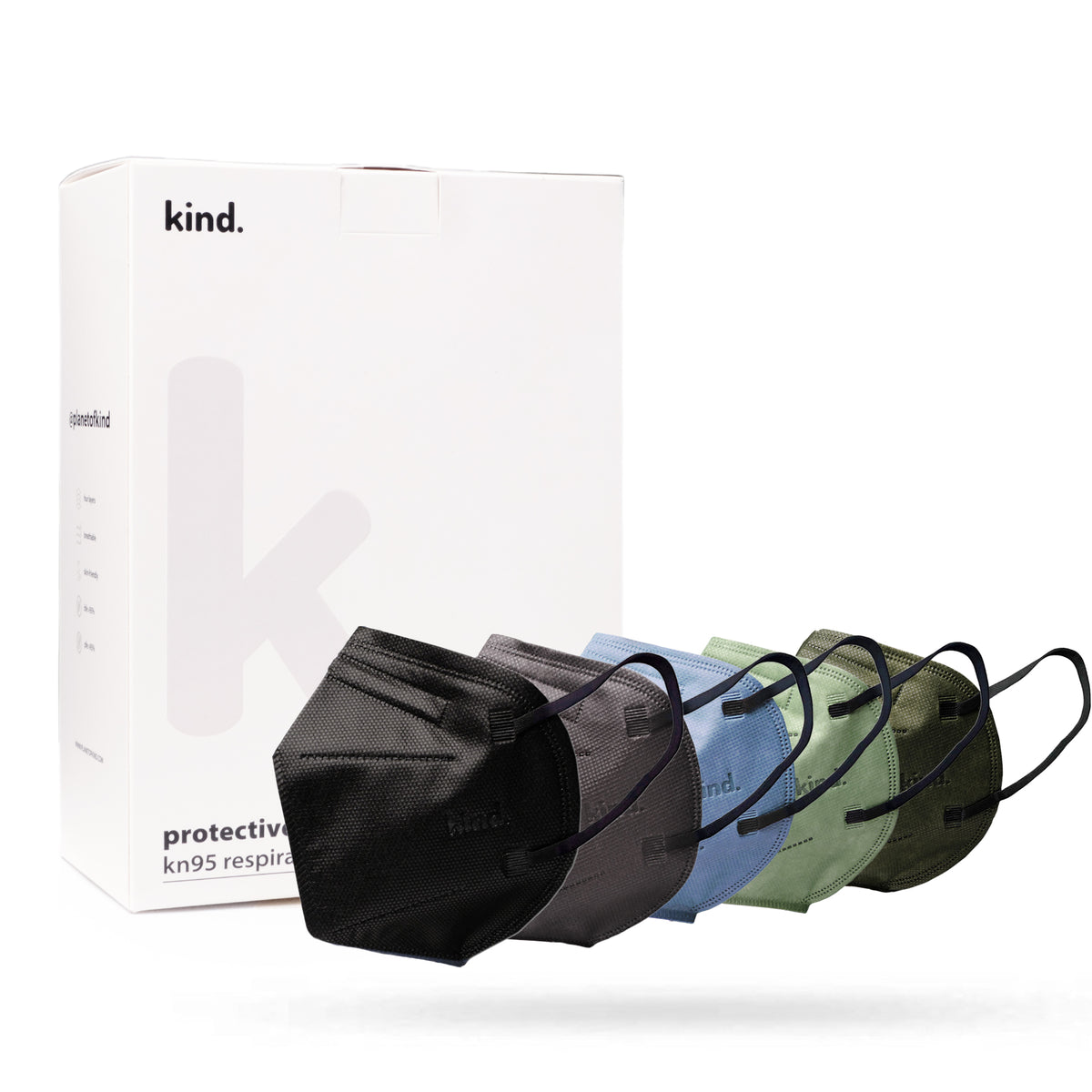 Masque respiratoire Kind KN95 (forme conique) : la collection Explore