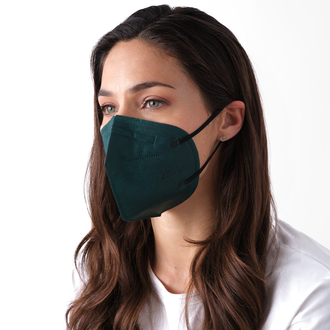 Cone Mask Blue KIND KN95 Cone Respirator Face Mask -15 Colours – PPE Supply Canada