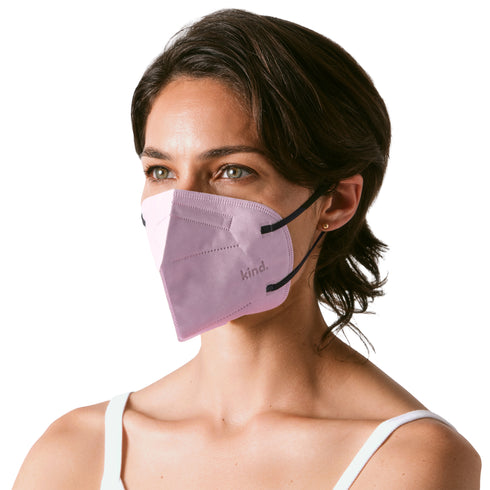 Masque respiratoire Kind KN95 - Série Couleur (forme conique)