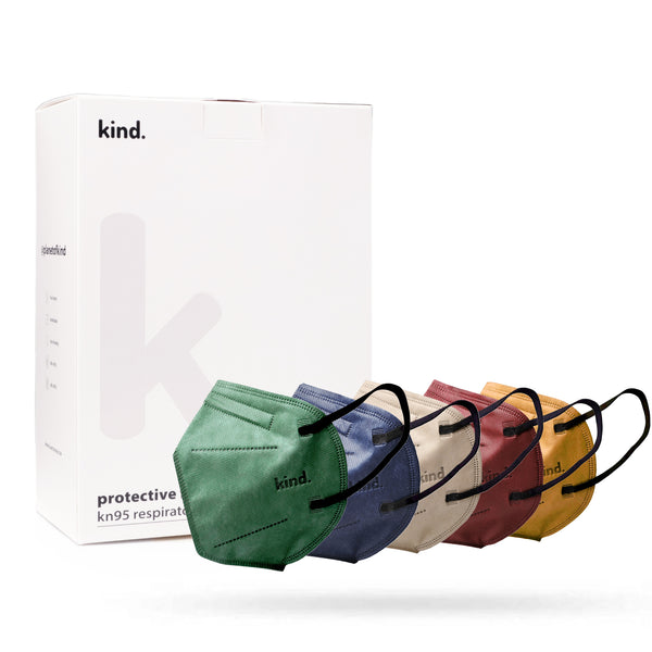 (Cone Shape) Kind KN95 Respirator Face Mask: The Mid-century Collection