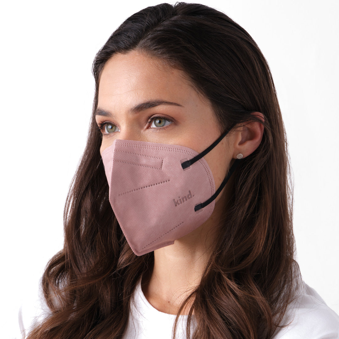 Masque respiratoire Kind KN95 - Série Couleur (forme conique)