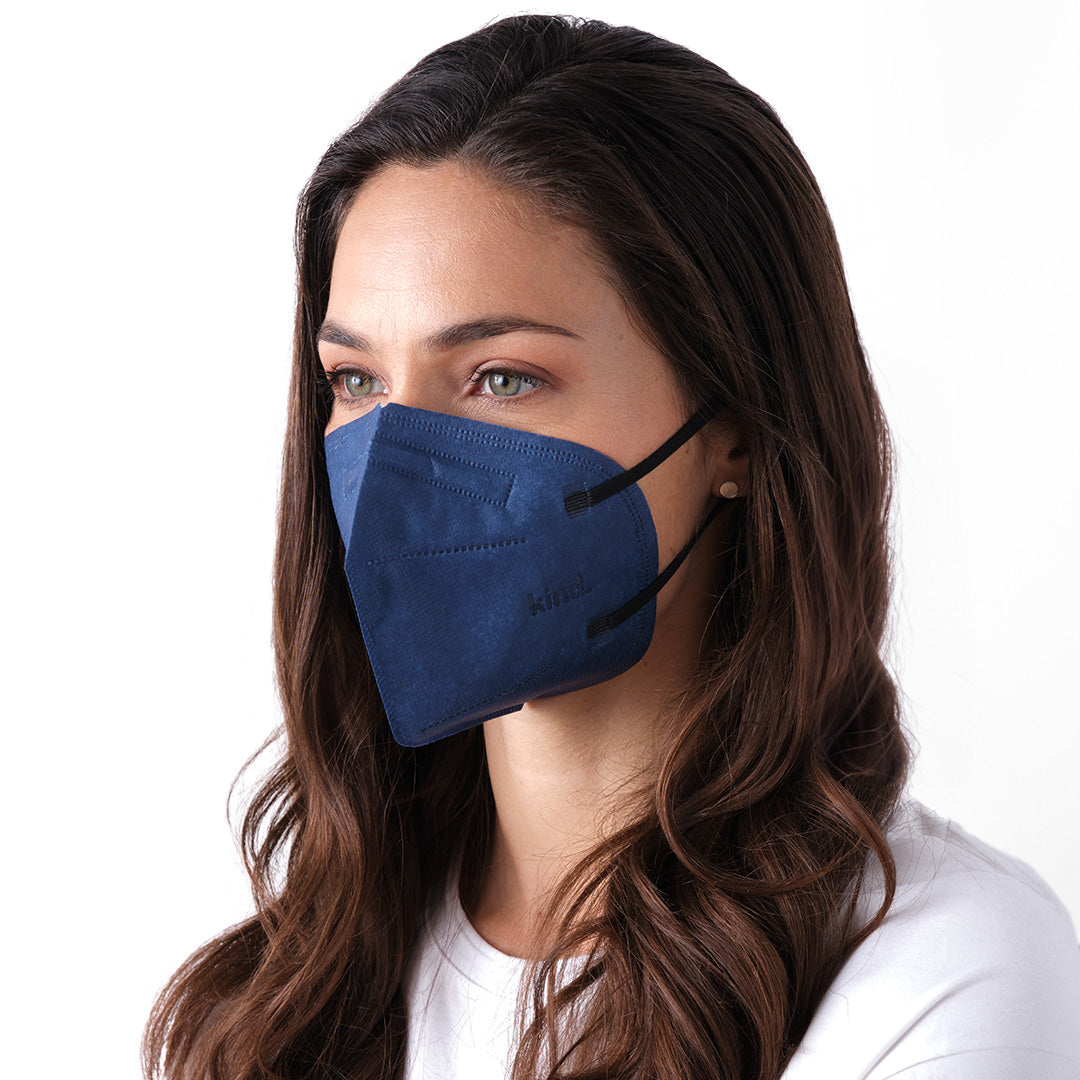 Masque respiratoire Kind KN95 - Série Couleur (forme conique)