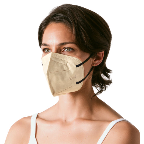 Masque respiratoire Kind KN95 - Série Couleur (forme conique)