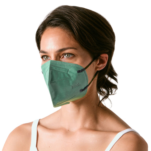 Masque respiratoire Kind KN95 - Série Couleur (forme conique)