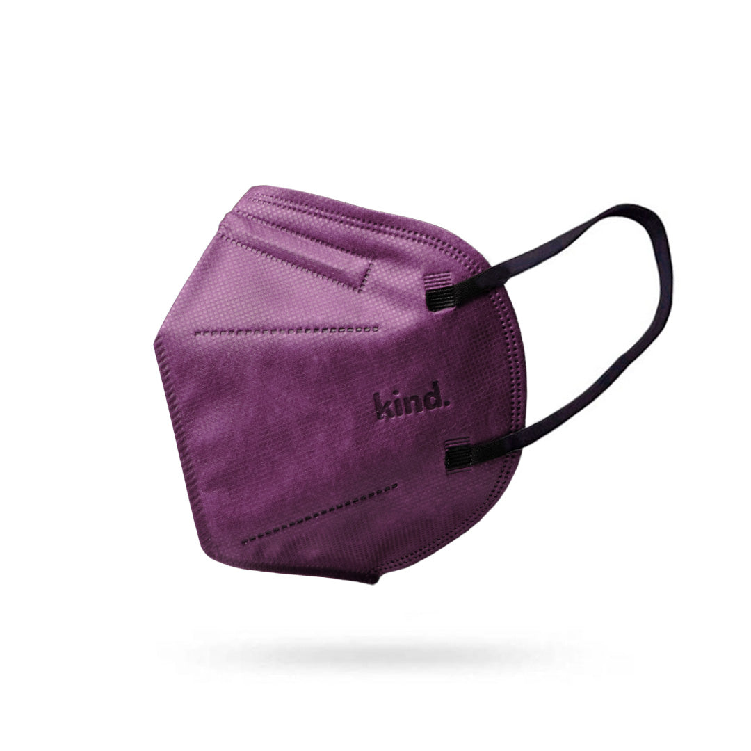 Masque respiratoire Kind KN95 - Série Couleur (forme conique)