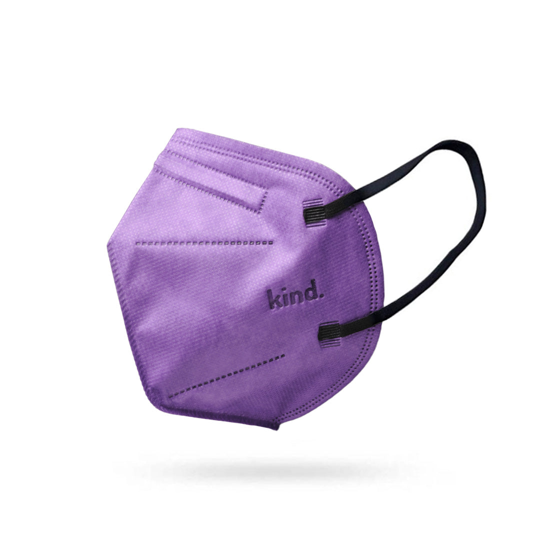 Masque respiratoire Kind KN95 - Série Couleur (forme conique)
