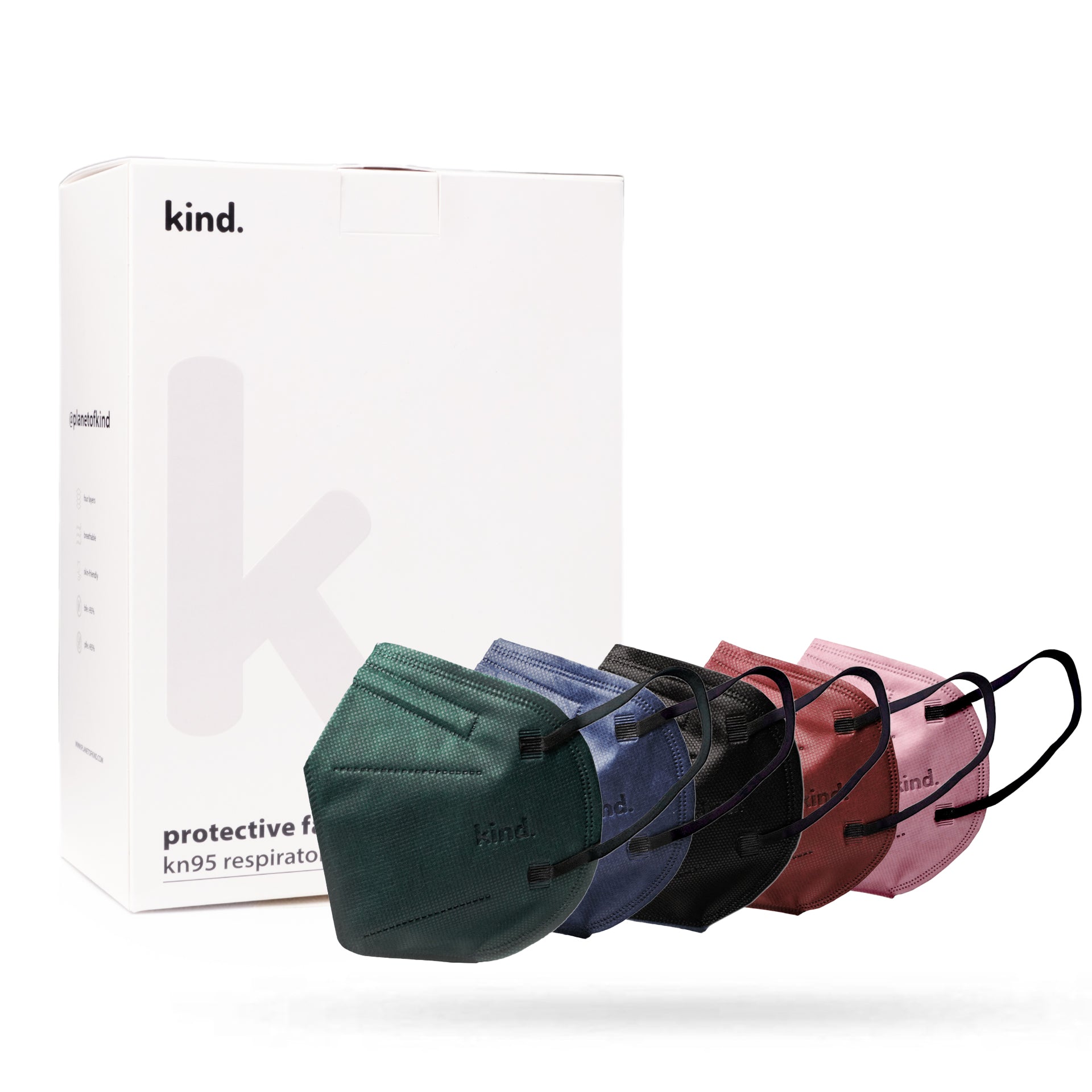 (Cone Shape) Kind KN95 Respirator Face Mask: The Rich Collection
