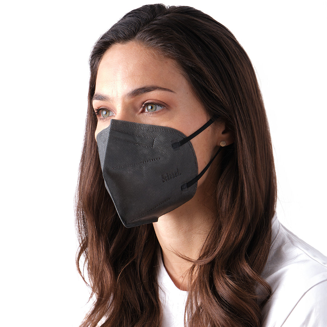 Masque respiratoire Kind KN95 - Série Couleur (forme conique)