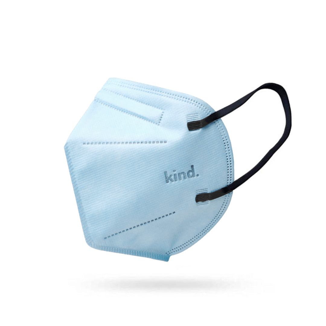 Cone Mask Blue KIND KN95 Cone Respirator Face Mask -15 Colours – PPE Supply Canada