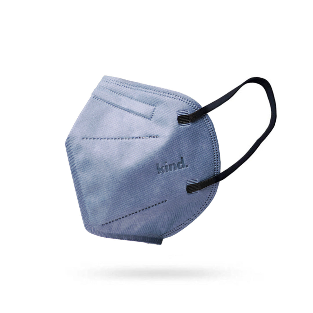 Cone Mask Blue KIND KN95 Cone Respirator Face Mask -15 Colours – PPE Supply Canada