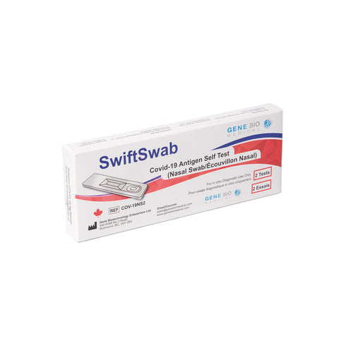 Test antigénique rapide COVID-19 SwiftSwab - Lot de 2