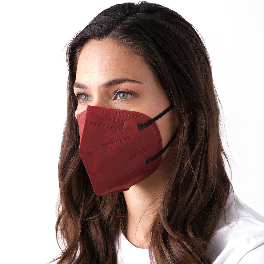 Masque respiratoire Kind KN95 - Série Couleur (forme conique)