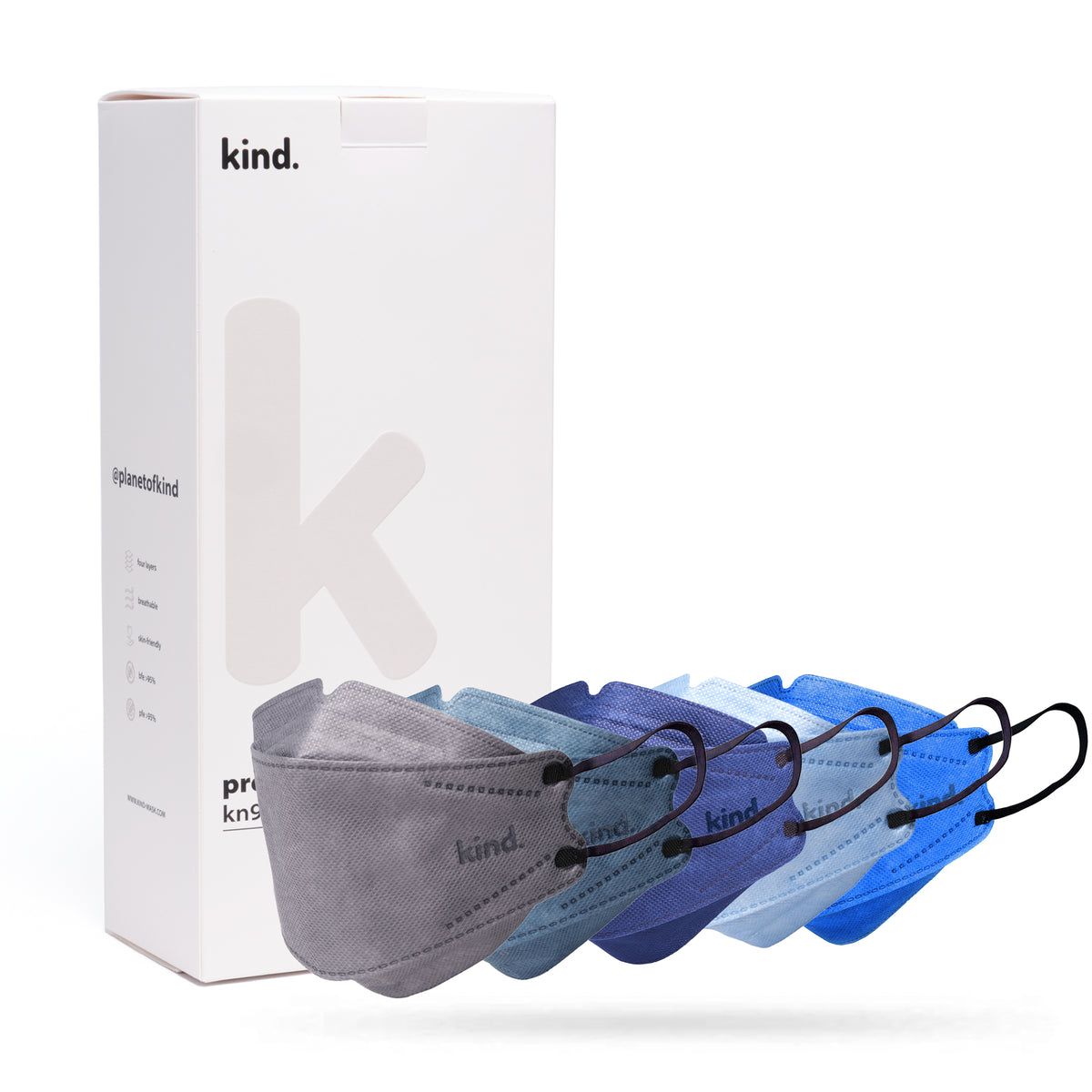 Masque respiratoire Kind KN95 : Collection Glacier