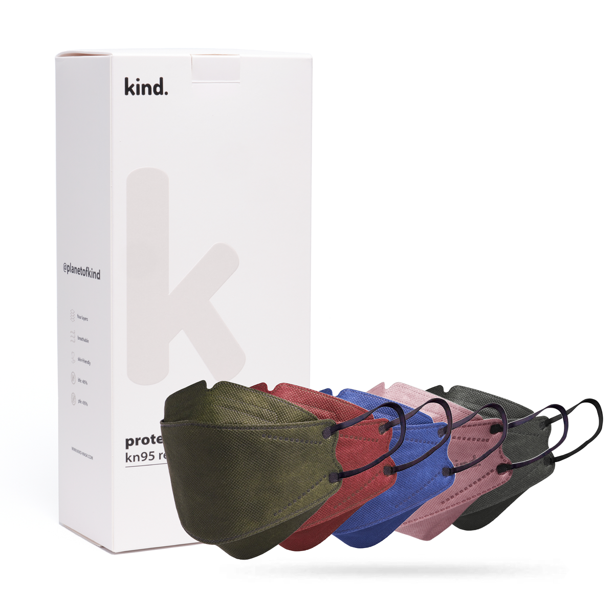 Masque respiratoire Kind KN95 : la collection Rich