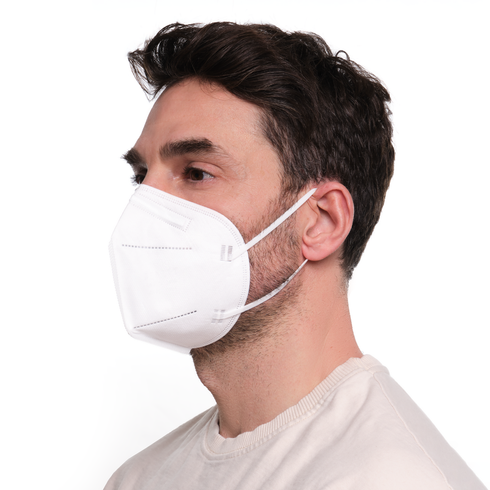 KN95 Cone Shape Respirator Face Mask Individually Sealed by PPE Supply