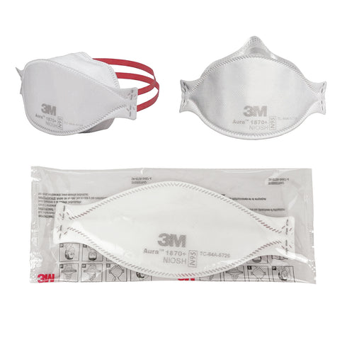 3M N95 Aura™ Respirator and Surgical Mask 1870+
