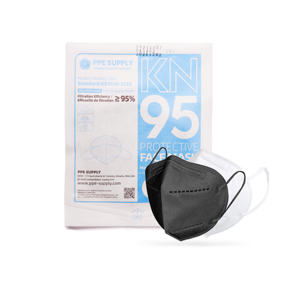 KN95 Cone Shape Respirator Face Mask Individually Sealed by PPE Supply