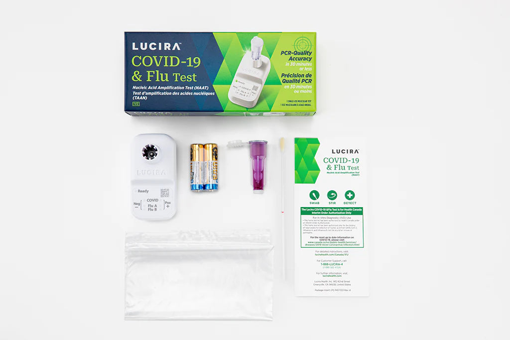 LUCIRA COVID-19 & FLU Test. PPE Supply Canada