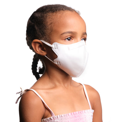 Kid's Black White KN95 Protective Best Face Mask Individually Sealed PPE Supply