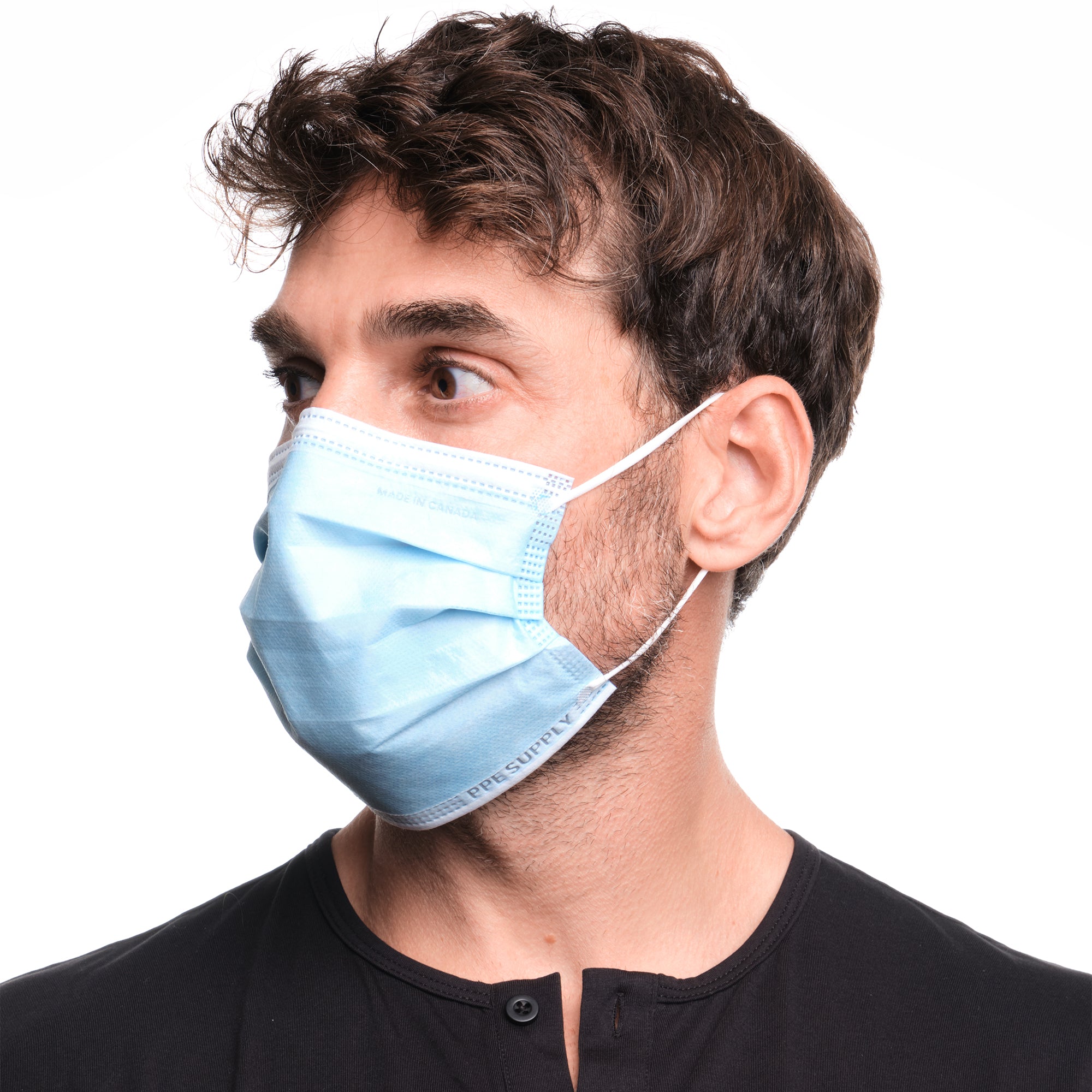 ASTM Level 3 Medical Procedure Face Mask Made in Canada by PPE Supply Canada (50 Masks)